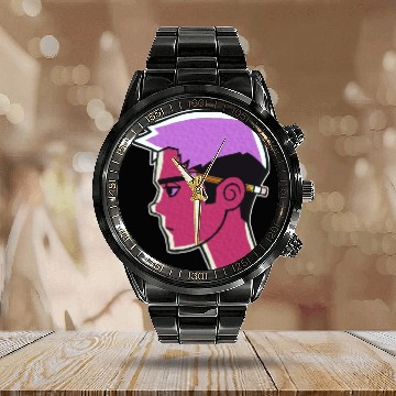 Discover Fuck Off Calendar Steel Band Watch