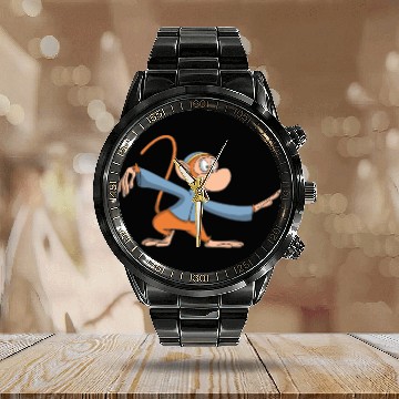 Discover Monkey tai chi martial arts Calendar Steel Band Watch