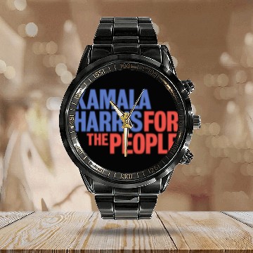 Discover Kamala Harris 2020 Kamala Harris For The People Calendar Steel Band Watch