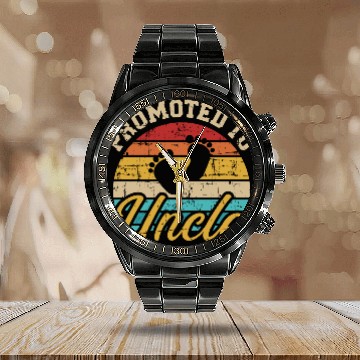 Discover Uncle Calendar Steel Band Watch