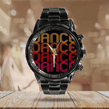 Discover DANCE Calendar Steel Band Watch