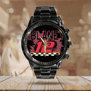 Discover Nascar Ryan Blaney Dust Storm Calendar Steel Band Watch