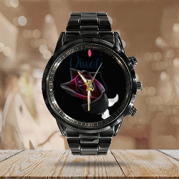 Discover Happy Diwali Calendar Steel Band Watch