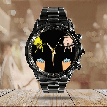 Discover Iced Tea Lemon and Peach in the wild West Calendar Steel Band Watch