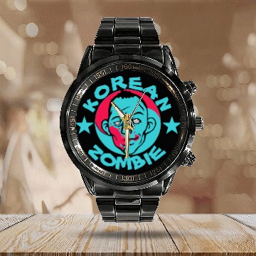Discover korean zombie Calendar Steel Band Watch