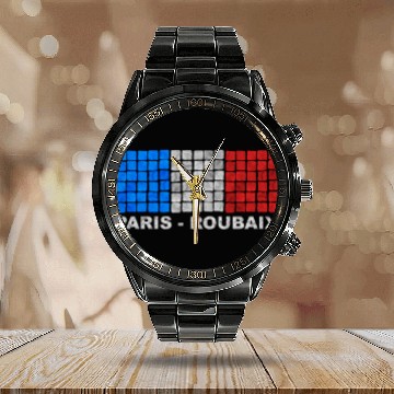 Discover Paris - Roubaix. The Hell of the North Essential T Calendar Steel Band Watch
