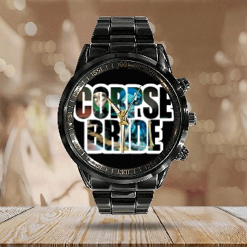 Discover Corpse Bride Calendar Steel Band Watch