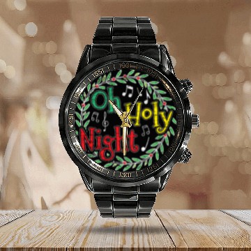 Discover Oh Holy Night Christmas Song Xmas Calendar Steel Band Watch