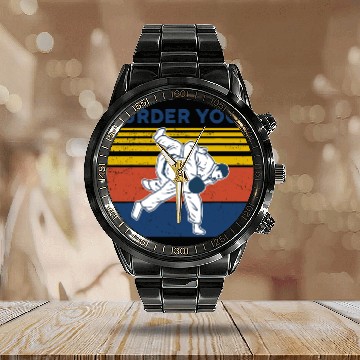 Discover Jiu Jitsu Calendar Steel Band Watch Murder Yoga MMA Brazilian