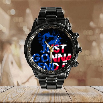 Discover Snowmobile Silhouette Calendar Steel Band Watch Snow Machine Winter