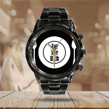 Discover Eat the Rich - Tax the Rich Calendar Steel Band Watch