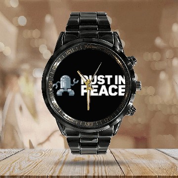Discover Rust In Peace for Robot Calendar Steel Band Watch
