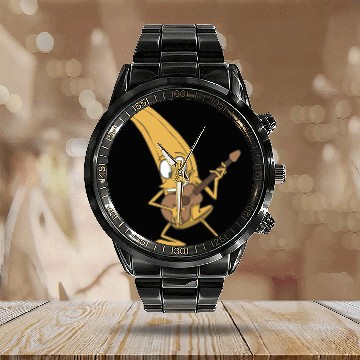 Discover Banana plays the guitar Calendar Steel Band Watch