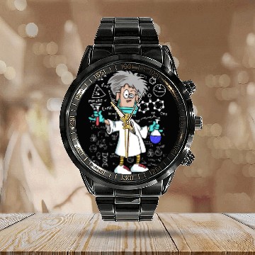 Discover Chemistry Calendar Steel Band Watch