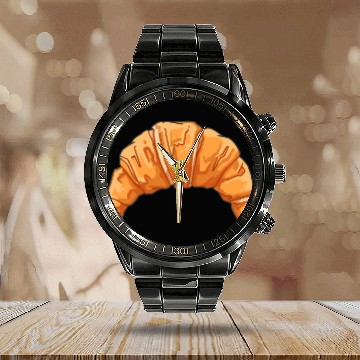 Discover Croissant Calendar Steel Band Watch