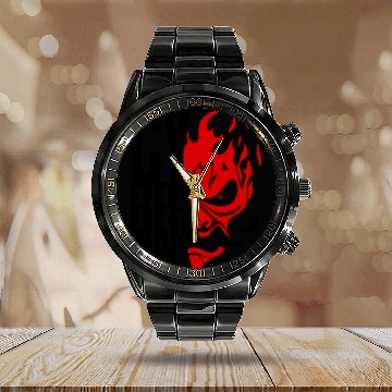 Discover Cyberpunk 2077 Calendar Steel Band Watch