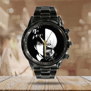 Discover Toky Ghoul Calendar Steel Band Watch