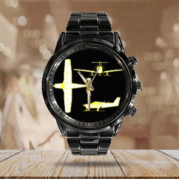 Discover Piper PA 32 260 6 Cherokee Six Calendar Steel Band Watch