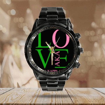 Discover Aka Calendar Steel Band Watch Love Sorority Gift Alpha Kappa Aka Parap