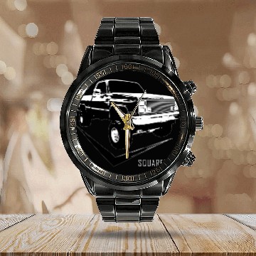Discover Squarebody Classic Square Body Truck Calendar Steel Band Watch