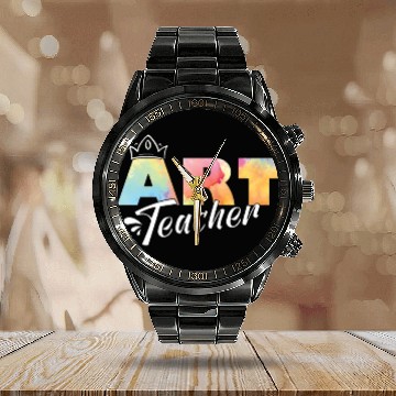 Discover Art Teacher Teaching Student Arts Class Gifts Calendar Steel Band Watch