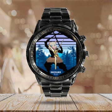 Discover Retro Inosuke Calendar Steel Band Watch