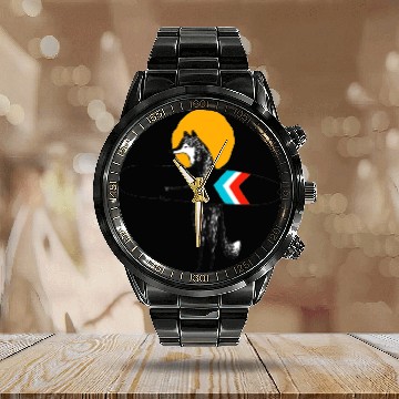 Discover HERE COMES THE SUN Calendar Steel Band Watch