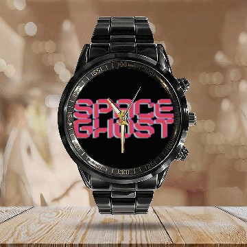 Discover space ghost coast to coast Calendar Steel Band Watch