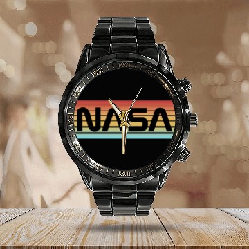 Discover NASA Vintage Style Calendar Steel Band Watch