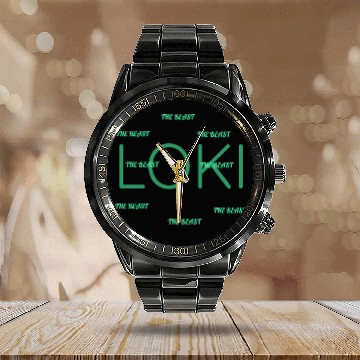 Discover loki the beast Calendar Steel Band Watch
