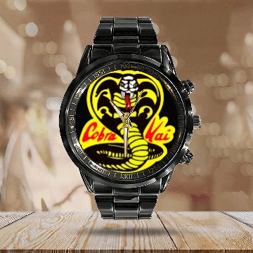 Discover Cobra Kai Karate Kid Calendar Steel Band Watch