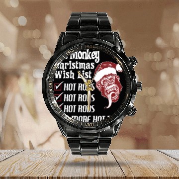 Discover Gas Monkey Garage Christmas Wish List Calendar Steel Band Watch