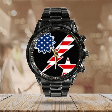 Discover Veteran Gift-Army Ranger 75th Ranger Regiment Us F Calendar Steel Band Watch