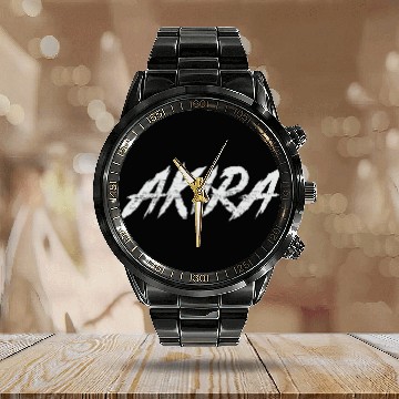 Discover AKIRA Violence Calendar Steel Band Watch