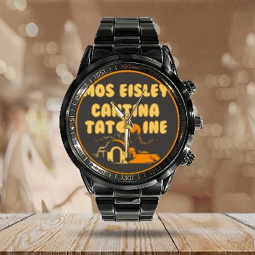 Discover Star Wars Mos Eisley Cantina Tatooine Calendar Steel Band Watch