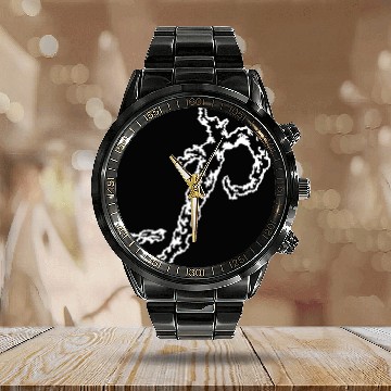 Discover latin letters png horof latin low 01 ab p Calendar Steel Band Watch