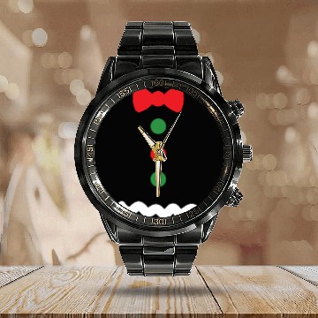 Discover Ginger bread Man Holiday Costume Christmas Cookie Calendar Steel Band Watch