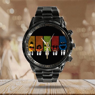 Discover Reservoir Muppets Calendar Steel Band Watch