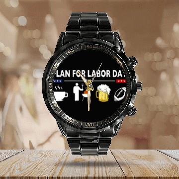 Discover Celebrate Labor Day 2021 for proud Americans Calendar Steel Band Watch