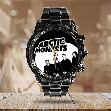 Discover arctic monkeys Calendar Steel Band Watch