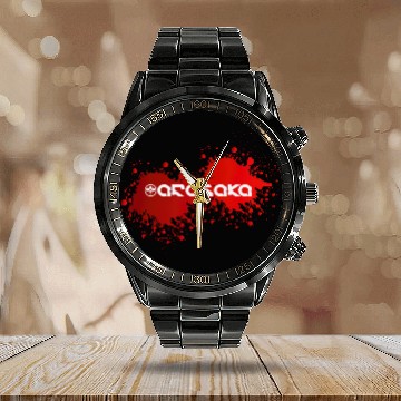 Discover Cyberpunk 2077 Calendar Steel Band Watch