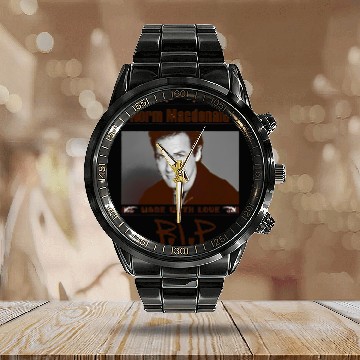 Discover Norm Macdonald Made With Love Political Comedian Calendar Steel Band Watch