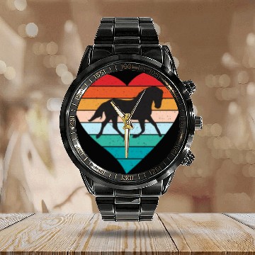 Discover Horse Lover Horse Riding Equestrian Cowpuncher Calendar Steel Band Watch