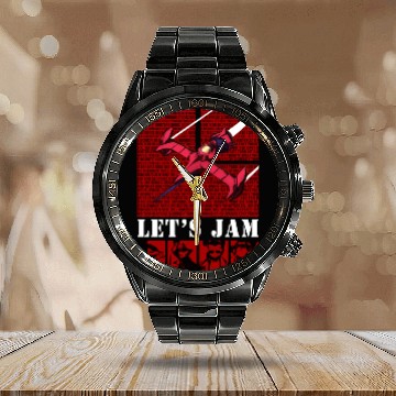 Discover Bebop Ship II Essential Calendar Steel Band Watch