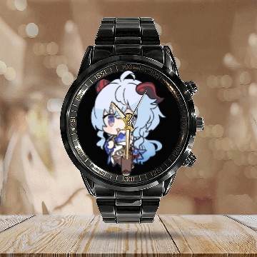 Discover Genshin Impact Calendar Steel Band Watch