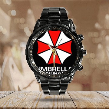 Discover Resident evil Calendar Steel Band Watch