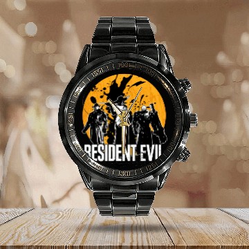 Discover Resident evil Calendar Steel Band Watch