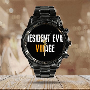 Discover Resident evil Calendar Steel Band Watch