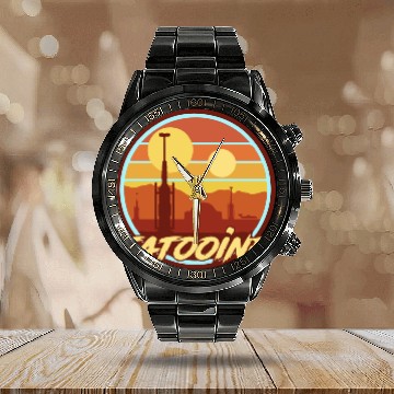 Discover TATOOINE HOLIDAY Calendar Steel Band Watch