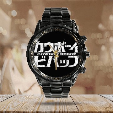 Discover Cow Bebop Calendar Steel Band Watch